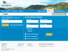 Tablet Screenshot of hallingkraft.no